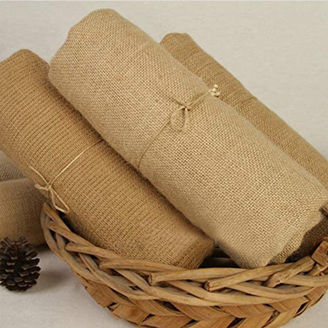 Transform Your Event with this 10m Rustic Hessian Runner Roll - image 7