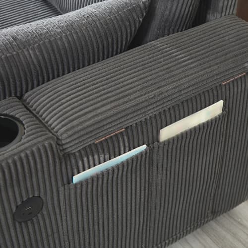 Transform Your Space with this Grey Corduroy Corner Sofa Bed - image 44