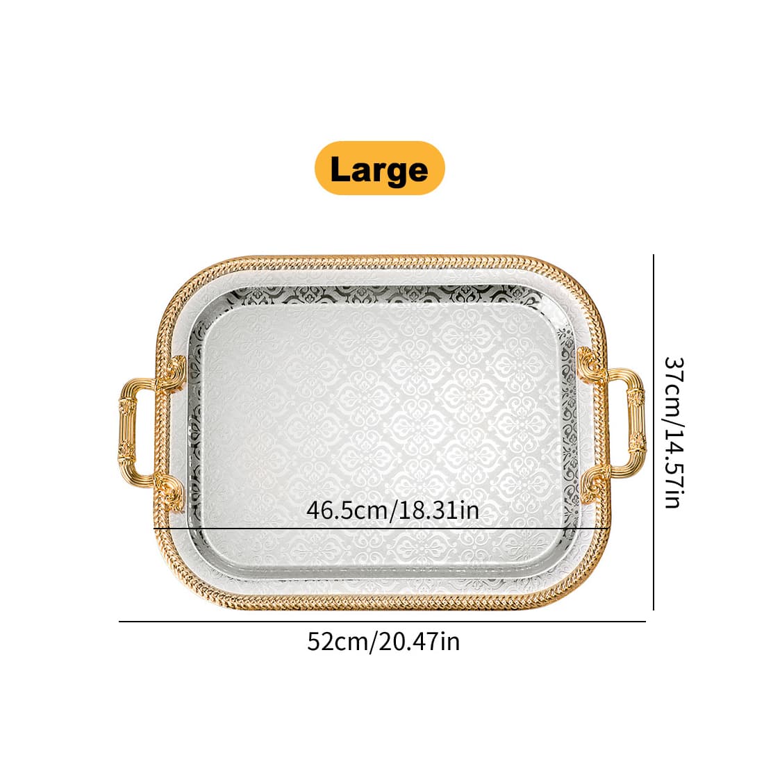 Transform Your Hosting with This Elegant Gold Tray Set