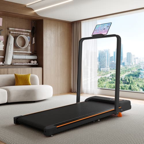 Compact Folding Treadmill with Adjustable Incline & Handrail - image 41