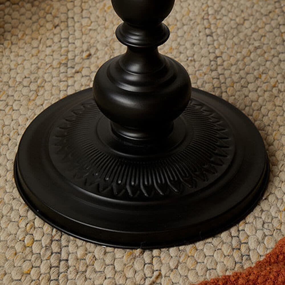 Effortless Style: Vintage Matte Metal Round Side Table - image 5