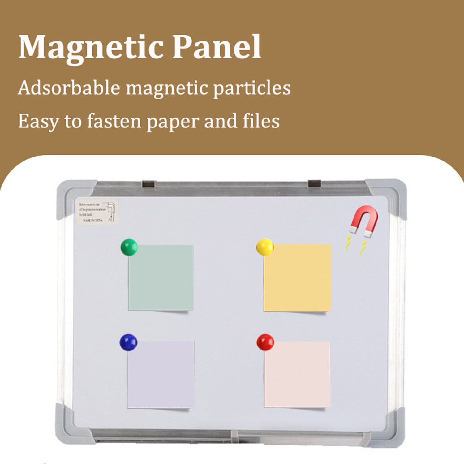 Transform Your Workspace with this Magnetic Dry Wipe Board - image 3