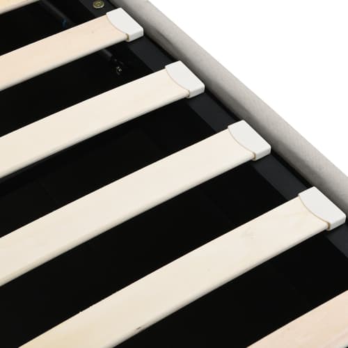 Upholstered Single Bed in Pink Velvet (3ft / 90x190cm) - image 5