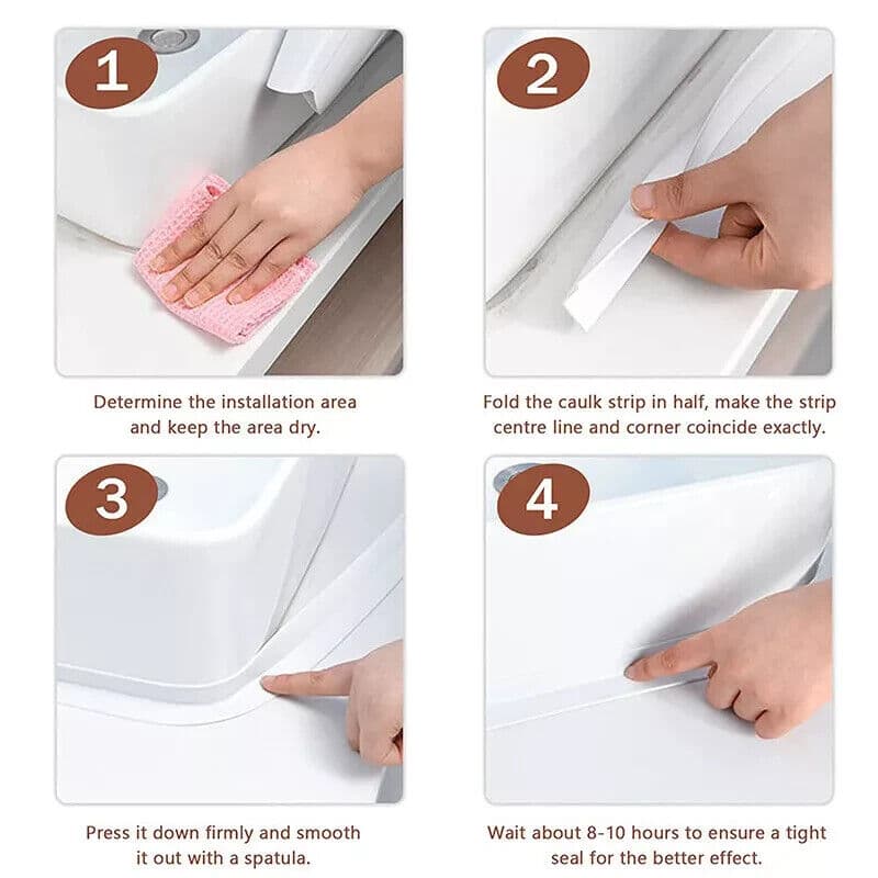 Transform Your Bathroom with Effortless Waterproof Sealant Tape - image 11