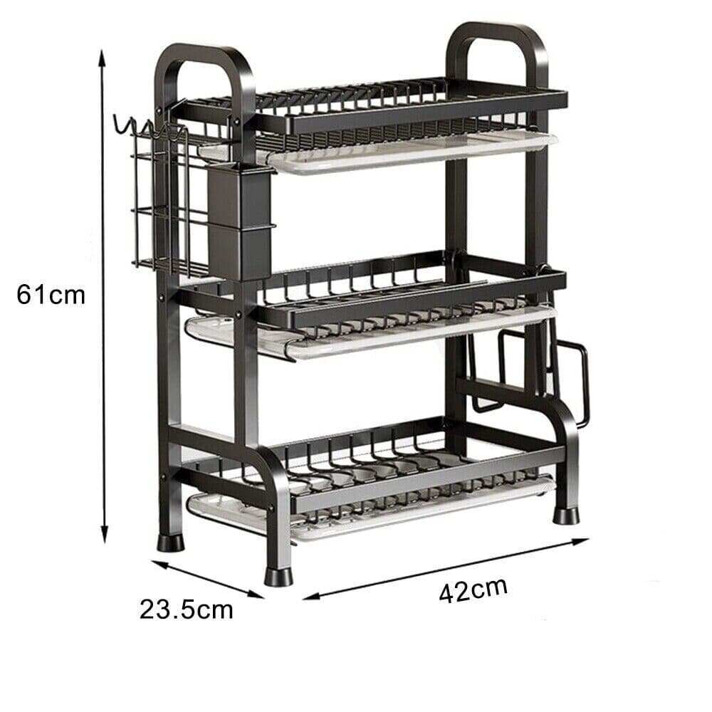 Transform Your Kitchen With This 3-Tier Dish Drainer - image 2