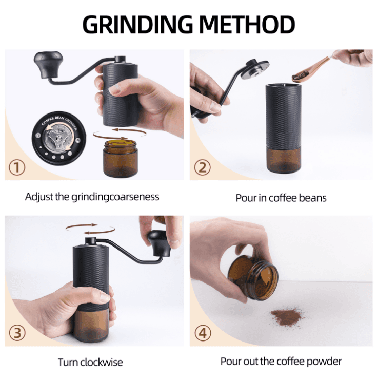 Conical Burr Hand Grinder with 24 Grind Settings - image 5