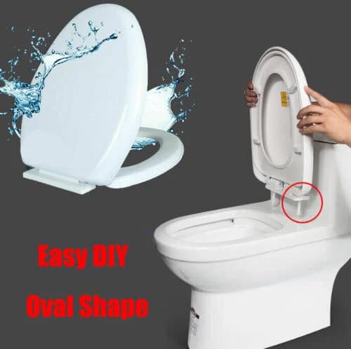Universal Soft Close Toilet Seat for Effortless Cleaning - image 5