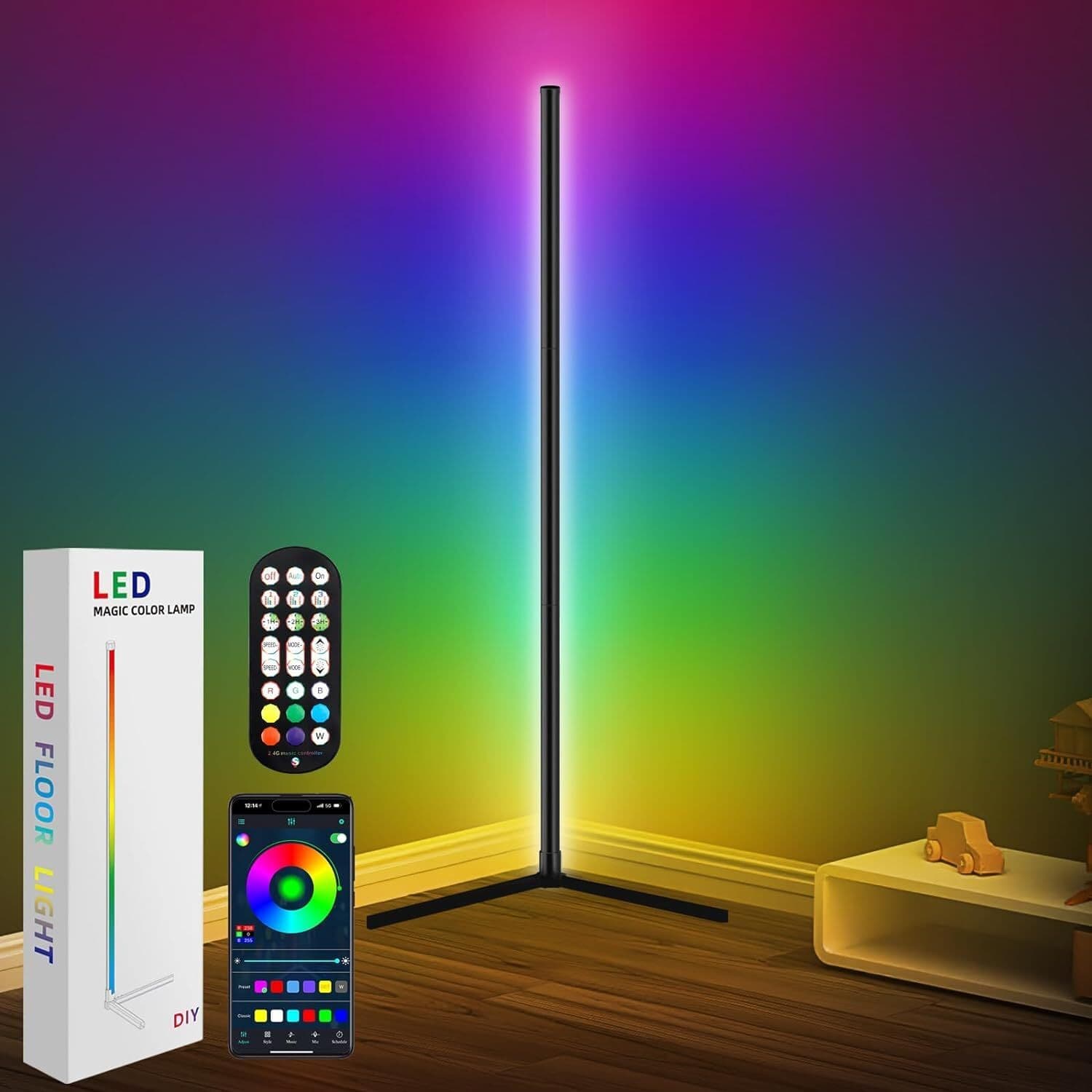 Transform Your Room With The Smart RGB LED Corner Lamp - image 10