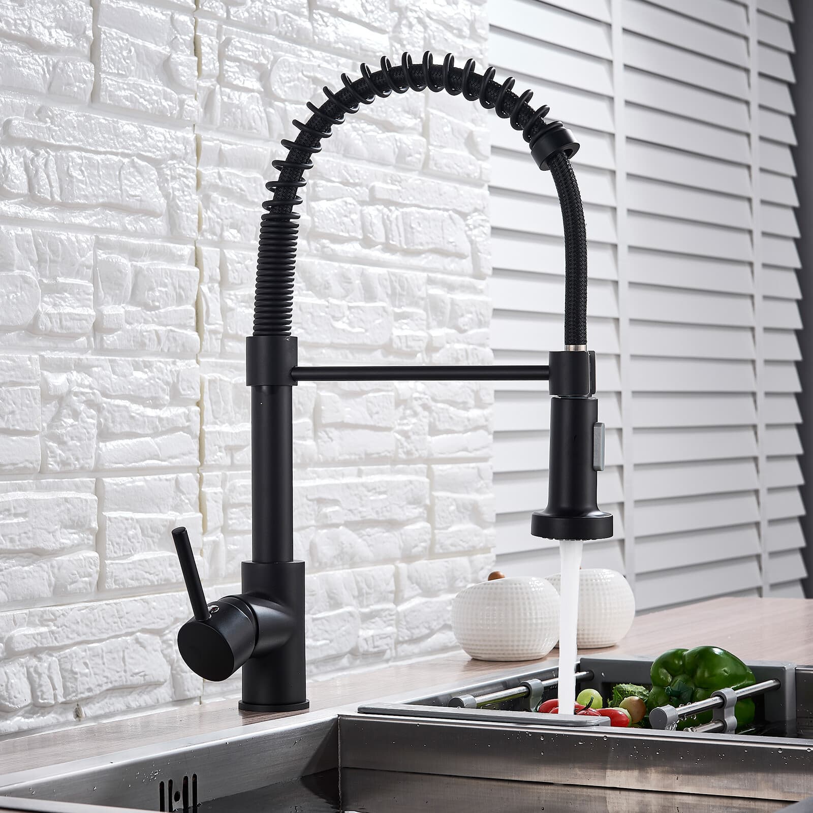 Transform Your Kitchen With This Matt Black Pull Out Tap - image 4