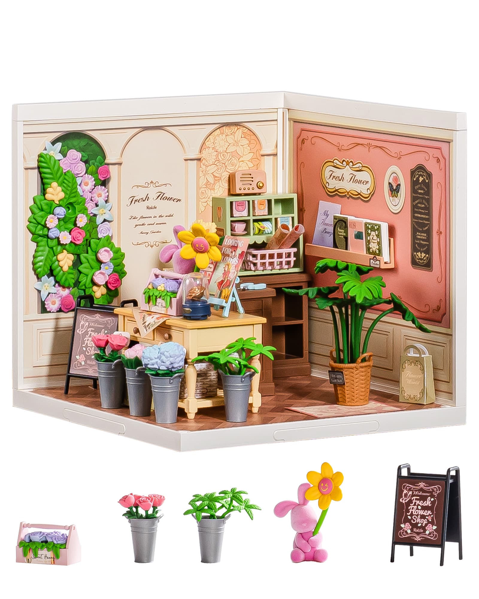 Build Your Own Radiant Fresh Flower Shop Miniature - image 6
