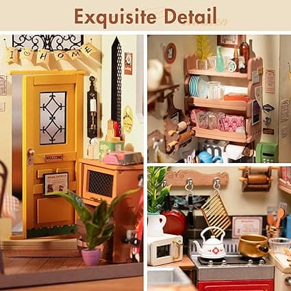 DIY Miniature Model Kit: Rolife's Happy Kitchen - image 6