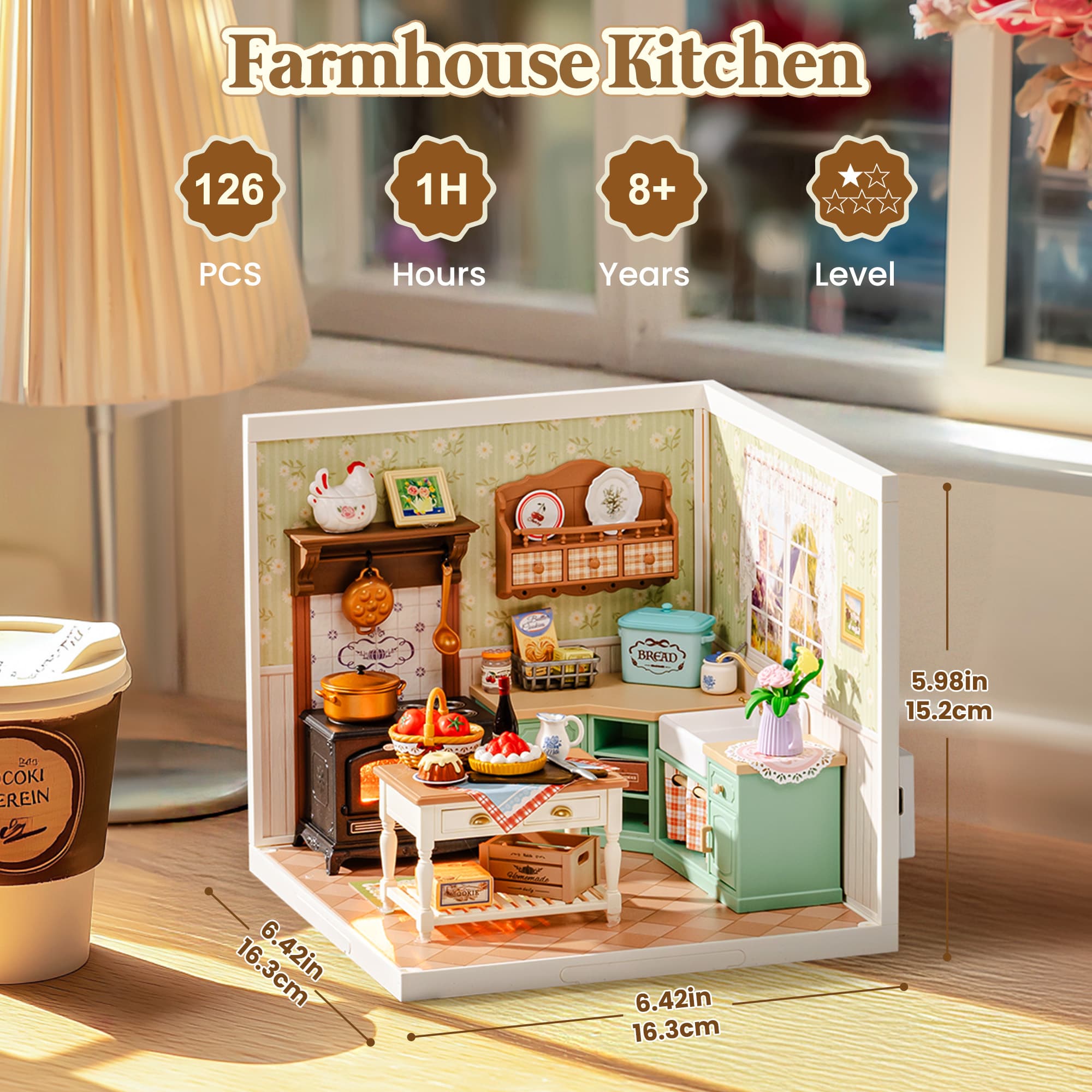 Transform Your Space with the Rolife Miniature Tea Room - image 22
