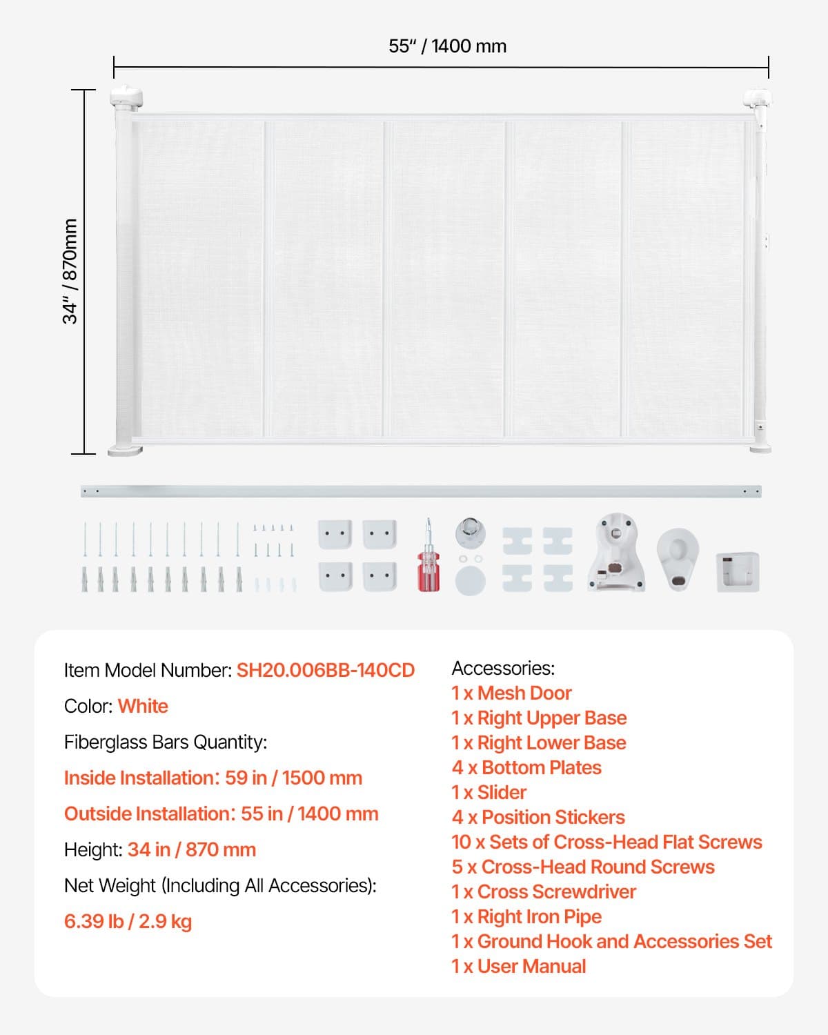 Retractable Stair Gate for Children and Pets - image 7