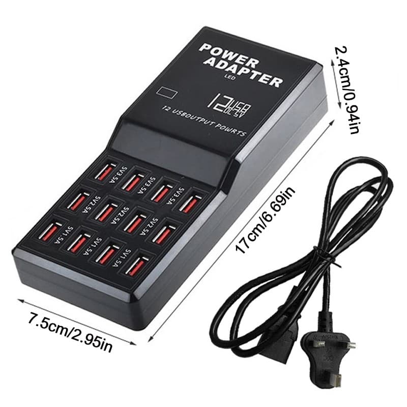 Charge 12 Devices at Once with This Desktop USB Hub - image 12