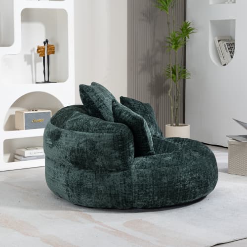Unwind in Ultimate Comfort with Our High-Back Chenille Bean Bag - image 37