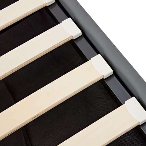 Modern Grey Upholstered King Size Ottoman Bed with LED & USB - image 16