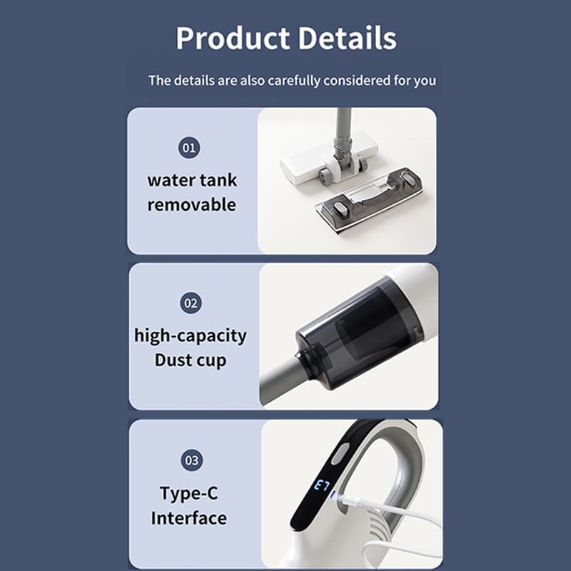 Transform Your Floors with this 30Kpa Vacuum & Mop Combo - image 3