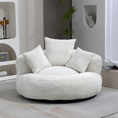 Unwind in Ultimate Comfort with Our High-Back Chenille Bean Bag - image 8