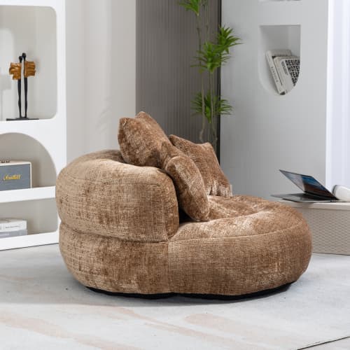 Unwind in Ultimate Comfort with Our High-Back Chenille Bean Bag - image 32