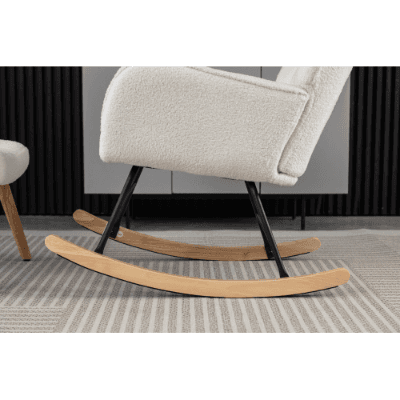 Discover Effortless Comfort in the Villalta Home White Rocking Chair - image 4