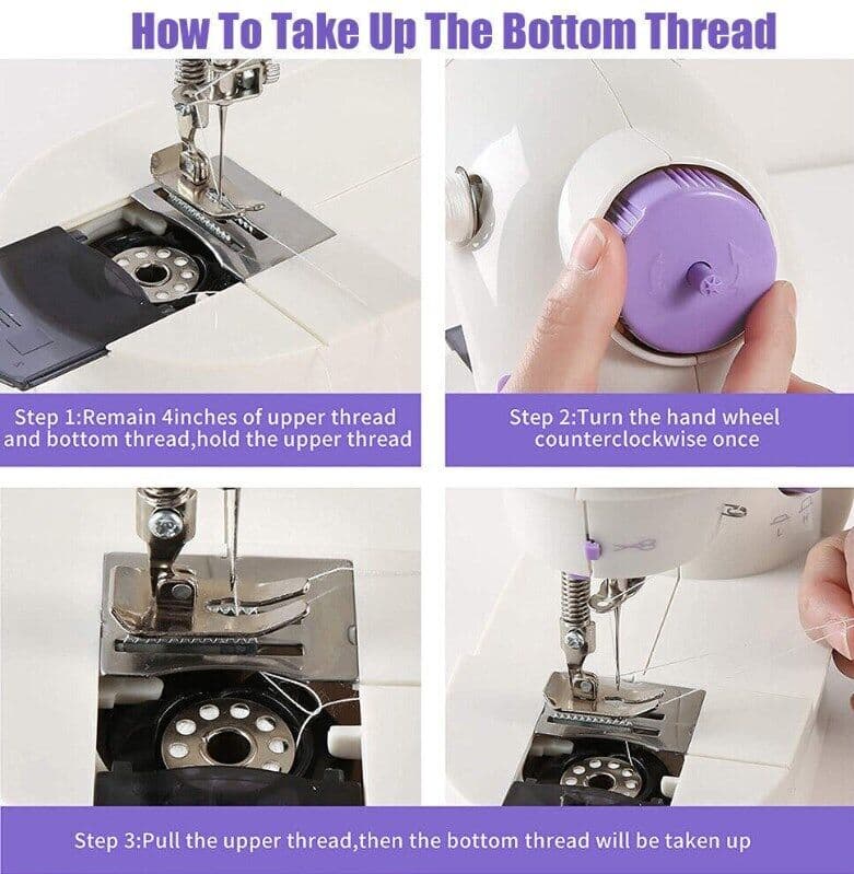 Transform Your Fabrics with this Portable Mini Sewing Machine - image 6