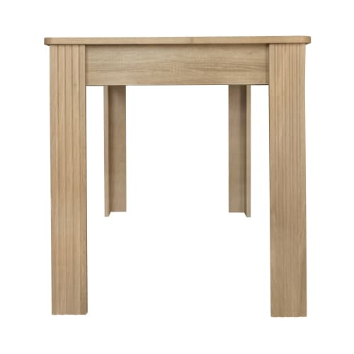 Modern Rectangular Dining Table for 4 People (Oak Effect) - image 1