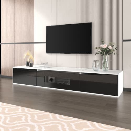 High Gloss TV Unit with Colour-Changing LED Lighting - image 15