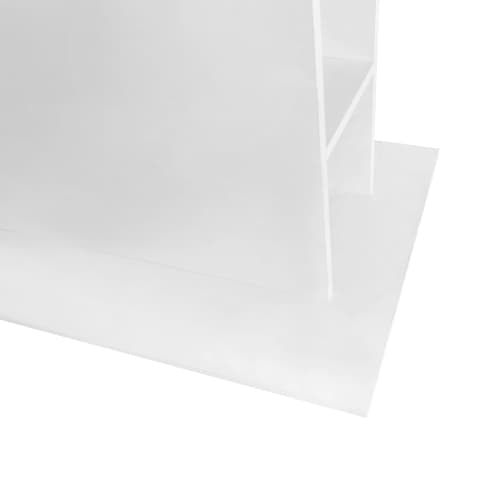 Modern White Extendable Dining Table with Built-in Storage - image 3