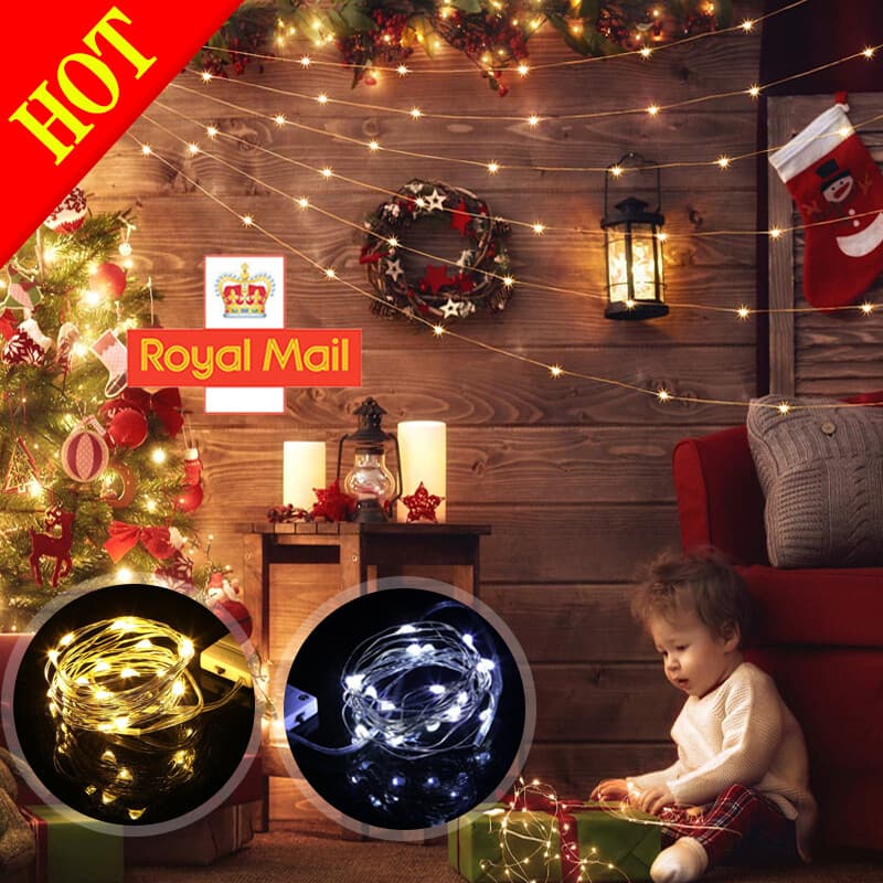 Transform Your Space with Warm White Copper Fairy Lights - image 2