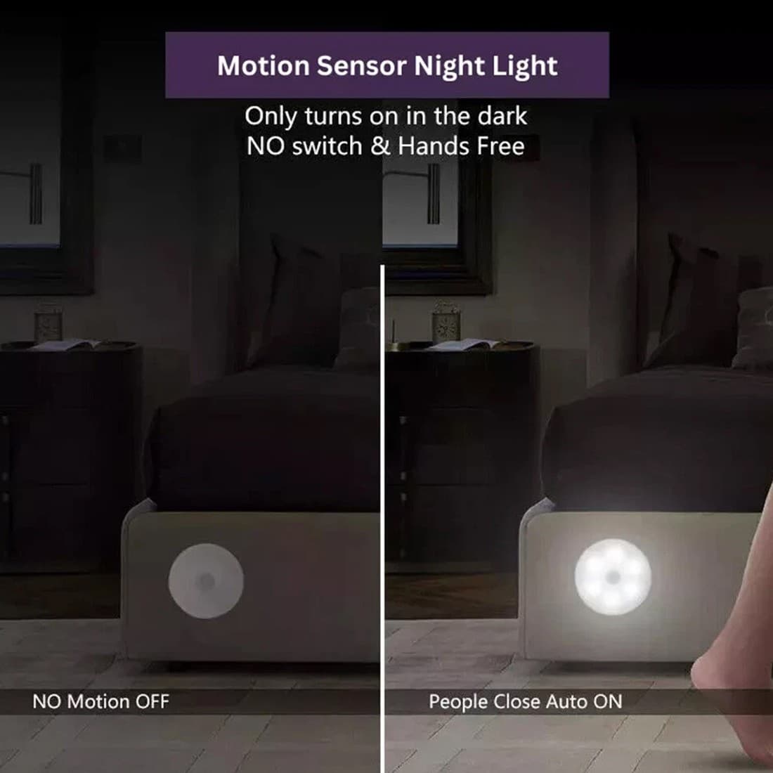 Effortless Illumination: Rechargeable LED Motion Sensor Lights - image 8