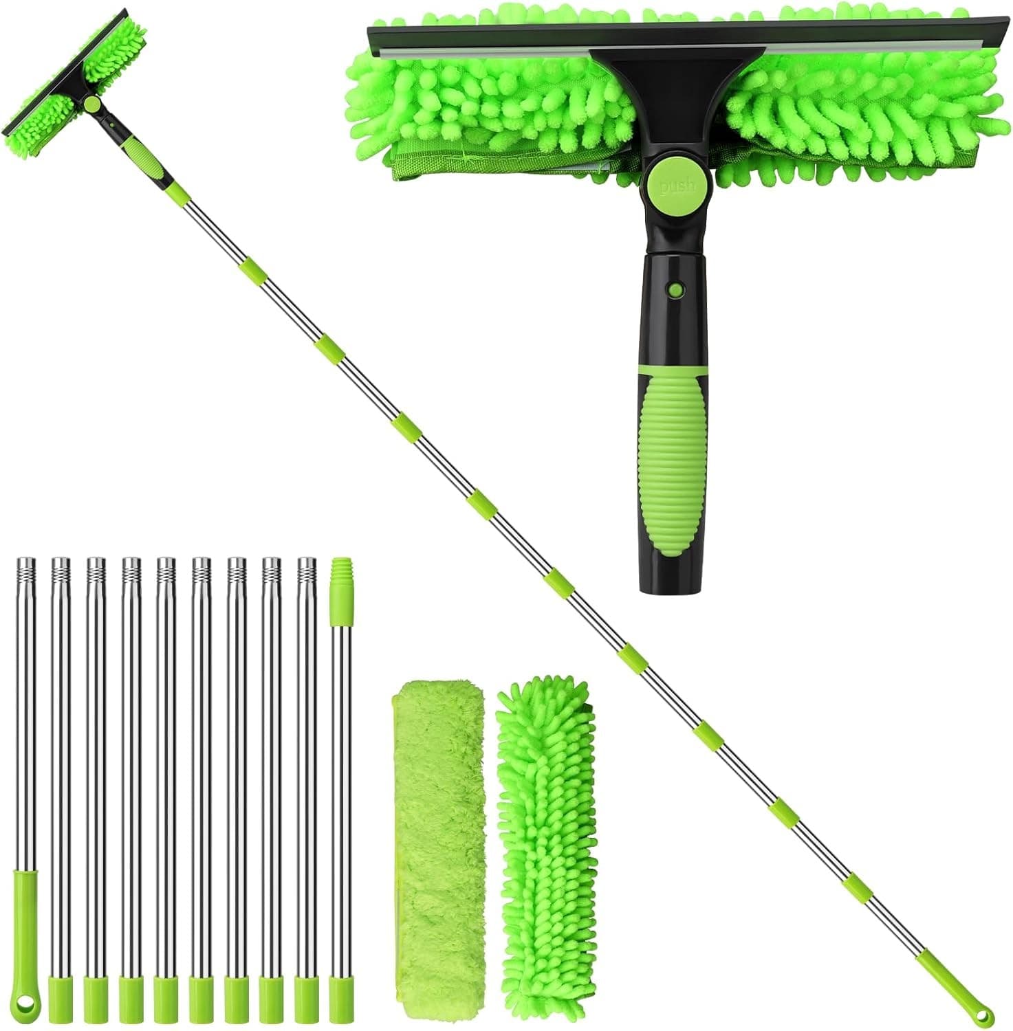 Effortless 4.5m Telescopic Window Cleaner & Squeegee - image 5