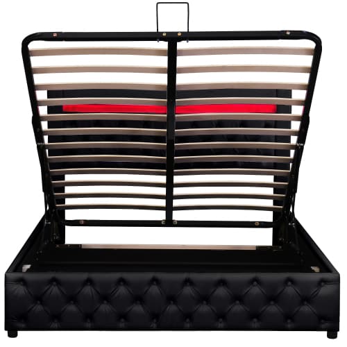 Transform Your Bedroom With This White LED Storage Bed - image 27