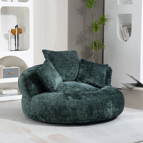 Unwind in Ultimate Comfort with Our High-Back Chenille Bean Bag - image 7