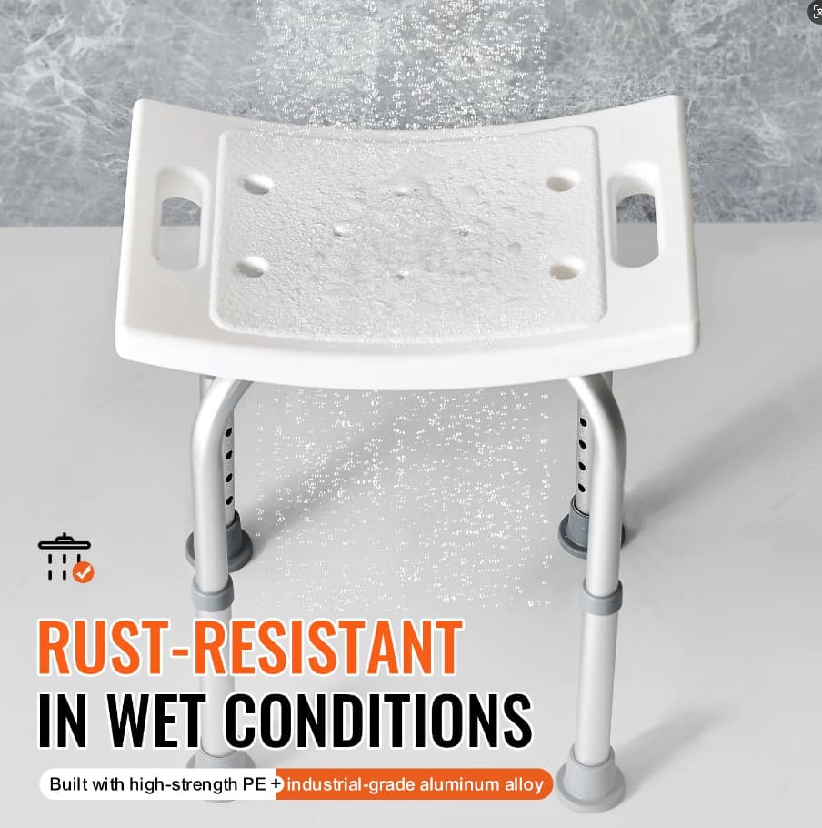 Regain Confidence with a Secure Adjustable Shower Stool