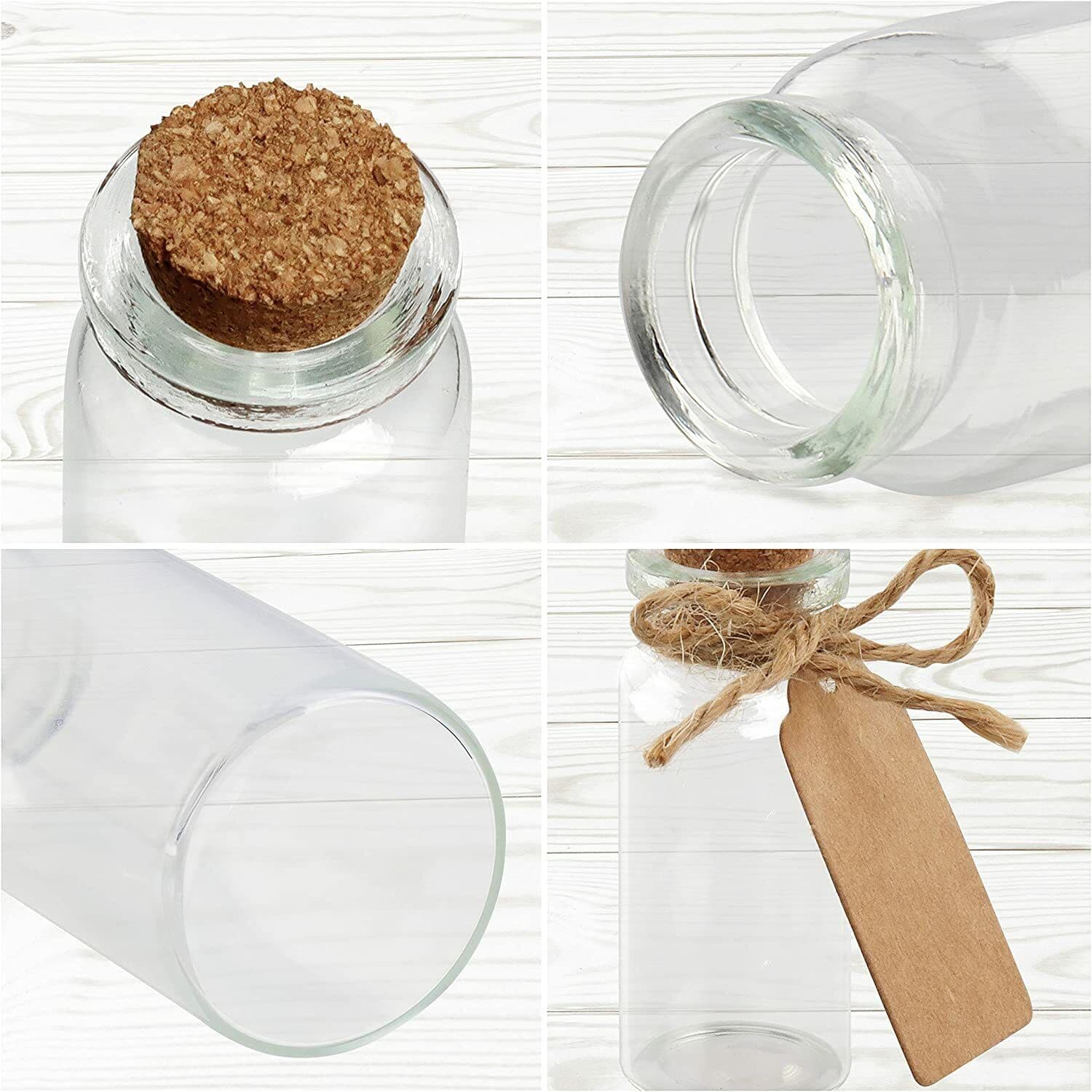 Create Perfect Favours with 32 Mini Glass Bottles & Corks - image 2