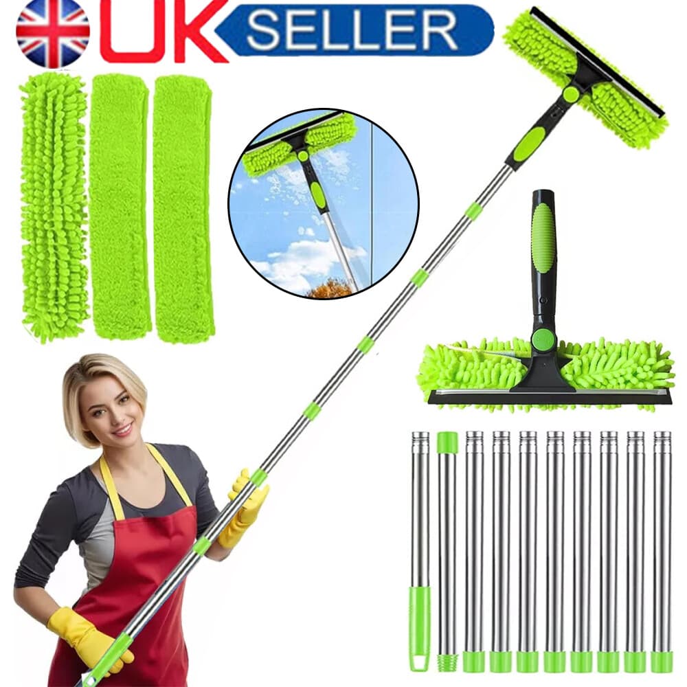 Effortless 4.5m Telescopic Window Cleaner & Squeegee