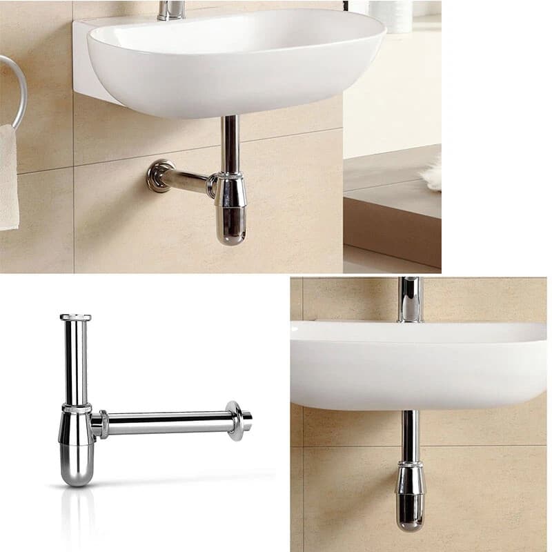 Premium Solid Brass Chrome Bottle Trap Waste for Basins - image 3