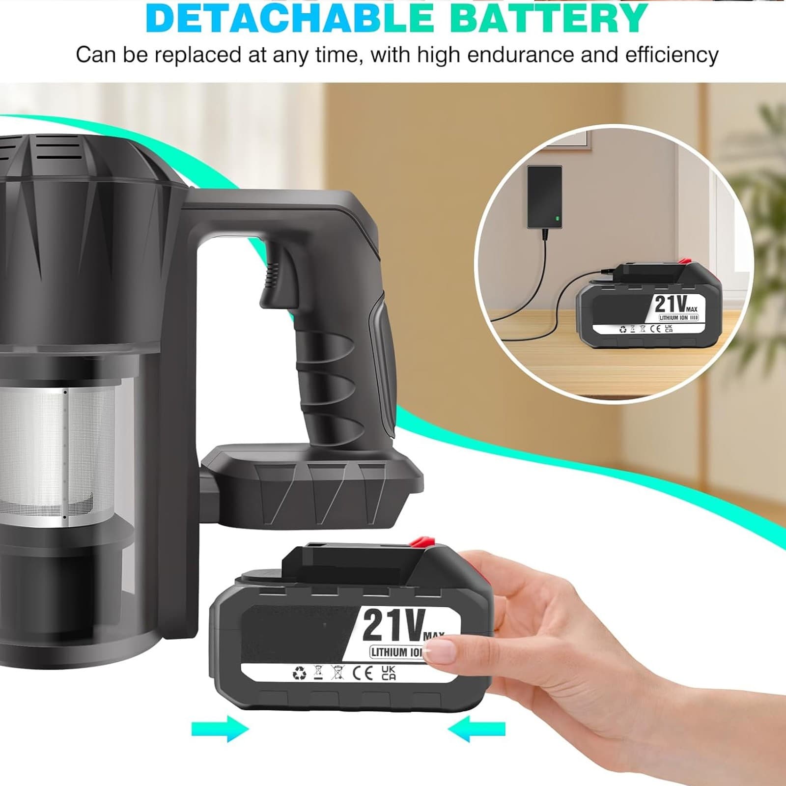 Effortless Cleaning with the 12V Cordless Stick Vacuum - image 5