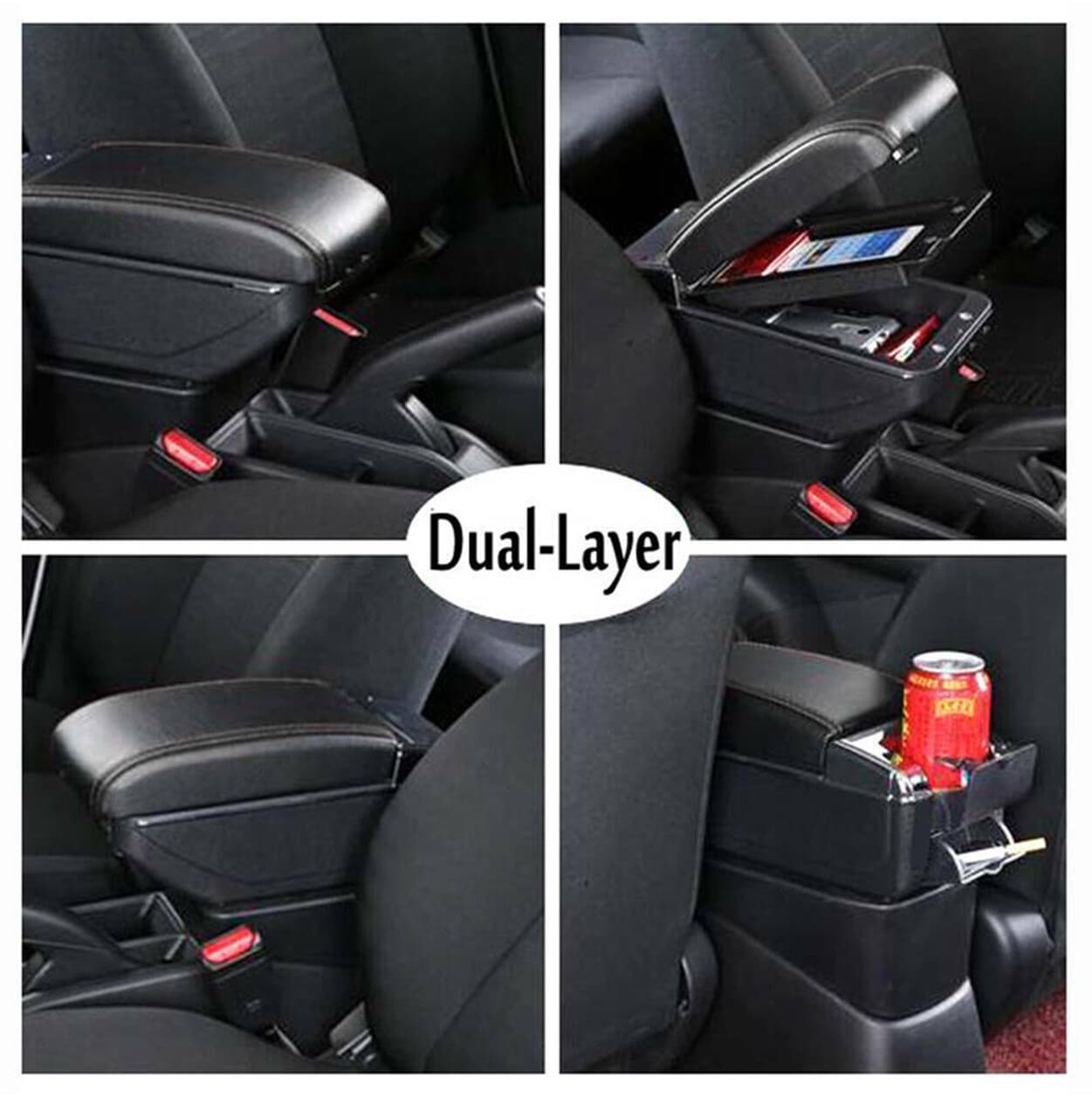 Upgrade Your Ford Fiesta with Dual-Layer Armrest Comfort - image 1