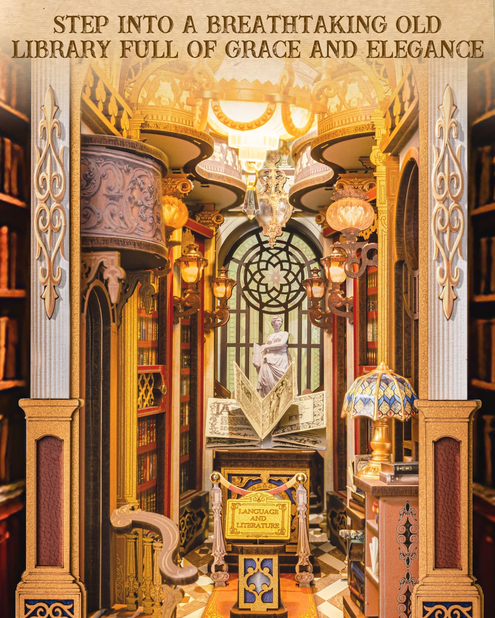 Transform Your Bookshelf with the Library of Wonders Book Nook - image 15