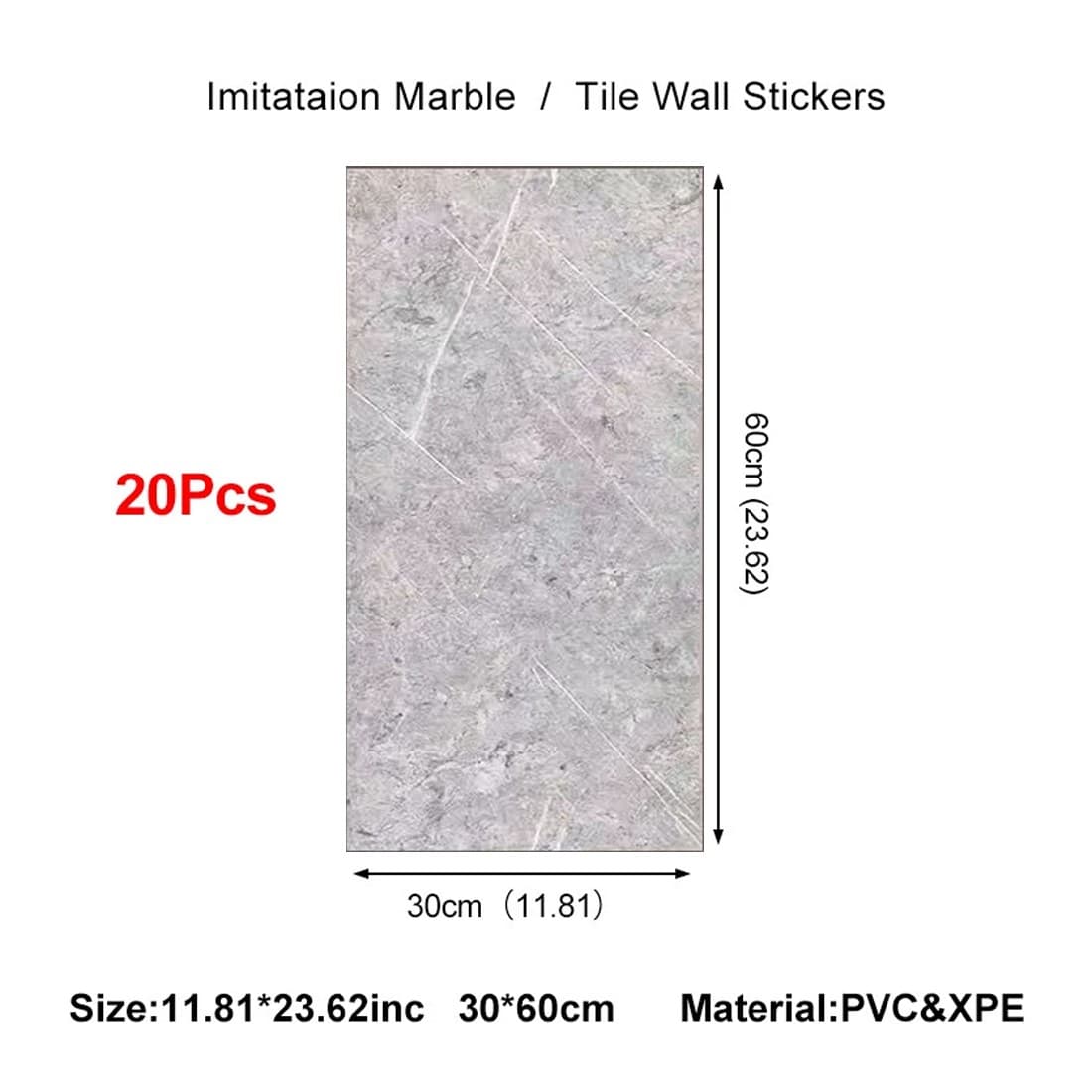Transform Your Space with Self-Adhesive Marble Wall Tiles