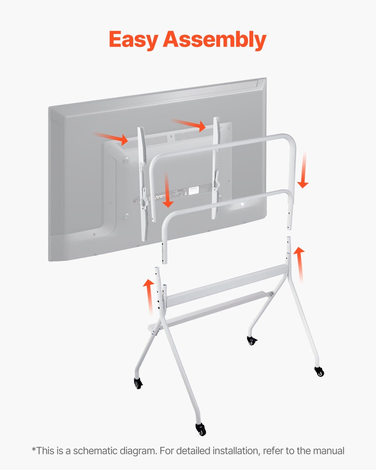 Mobile TV Stand for Ultimate Viewing Flexibility & Control - image 9