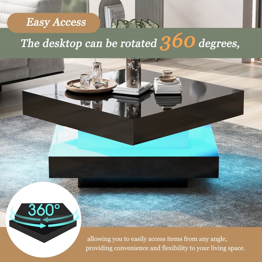 Transform Your Space with this Rotating LED Coffee Table - image 21