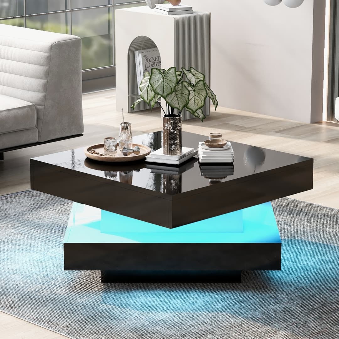 Transform Your Space with this Rotating LED Coffee Table - image 66