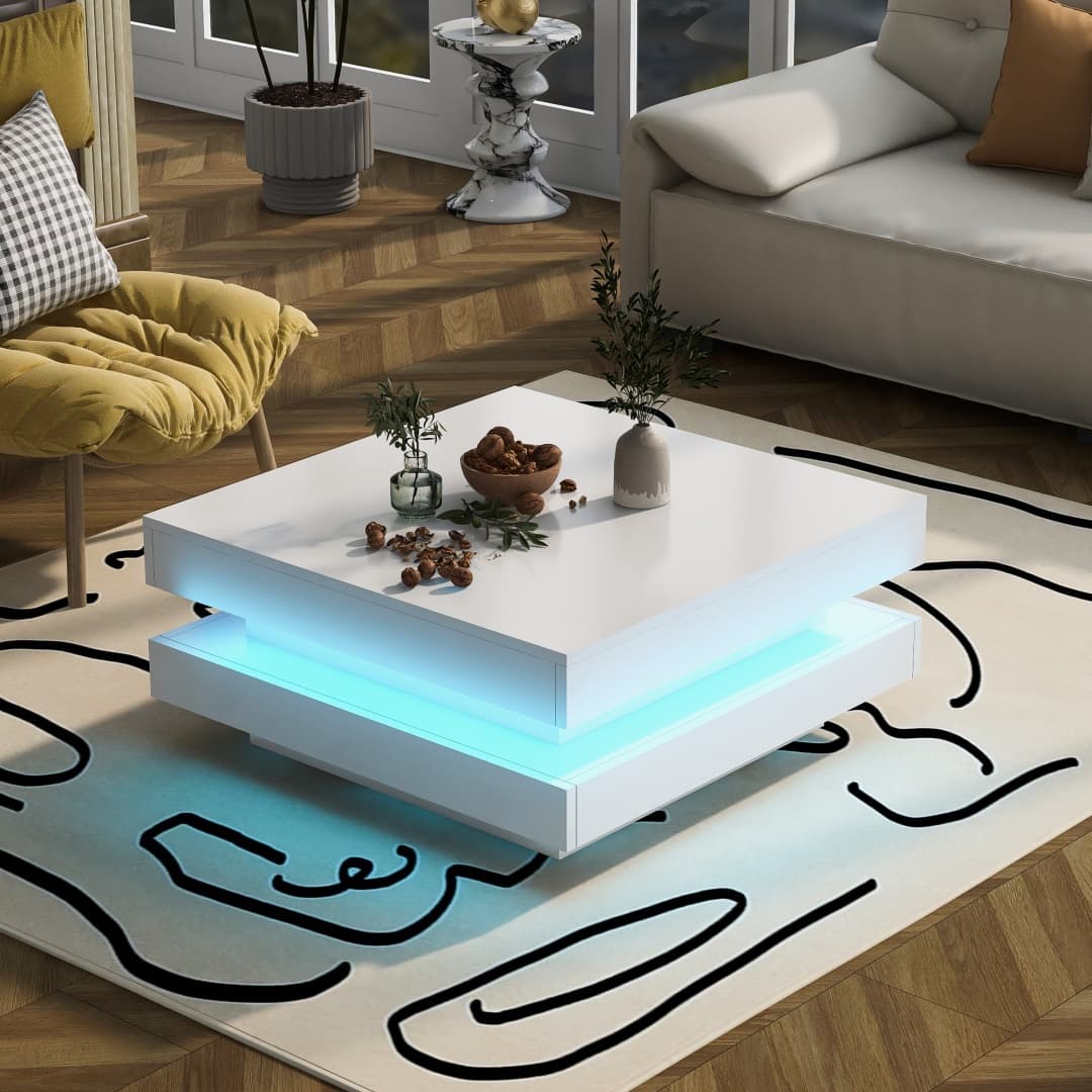 Transform Your Space with this Rotating LED Coffee Table - image 53