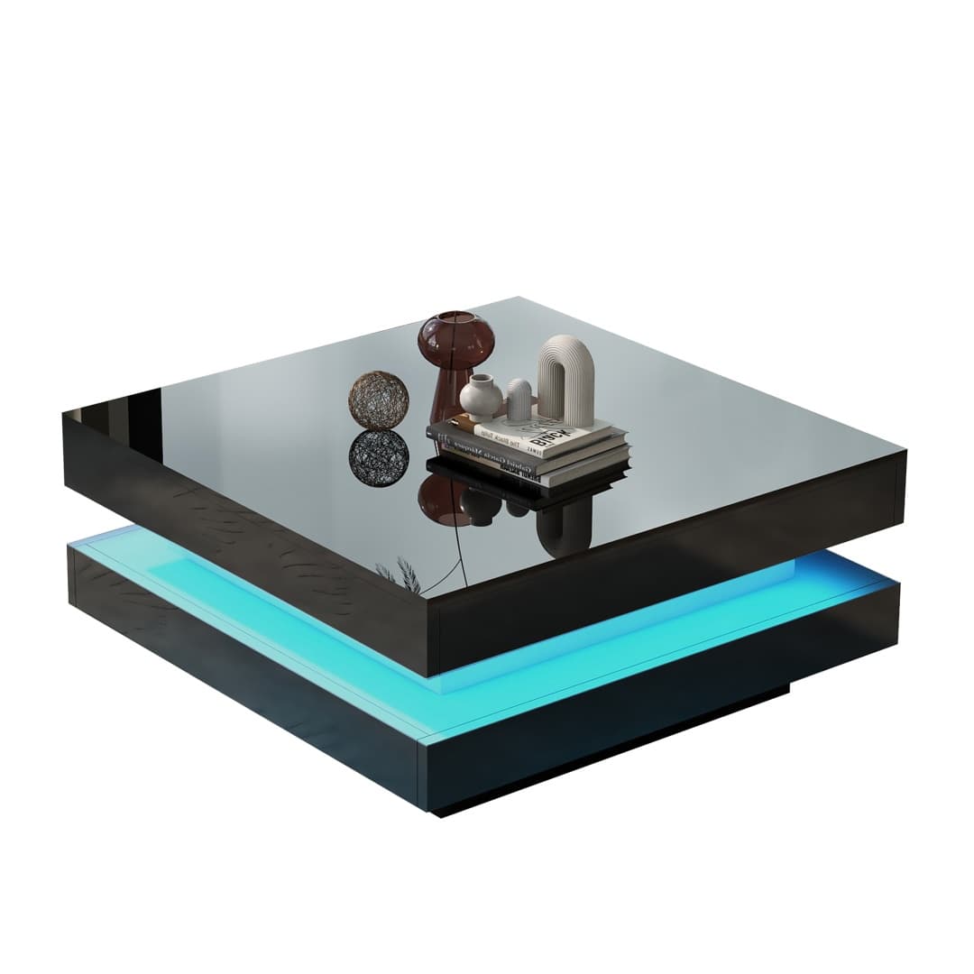 Transform Your Space with this Rotating LED Coffee Table - image 3