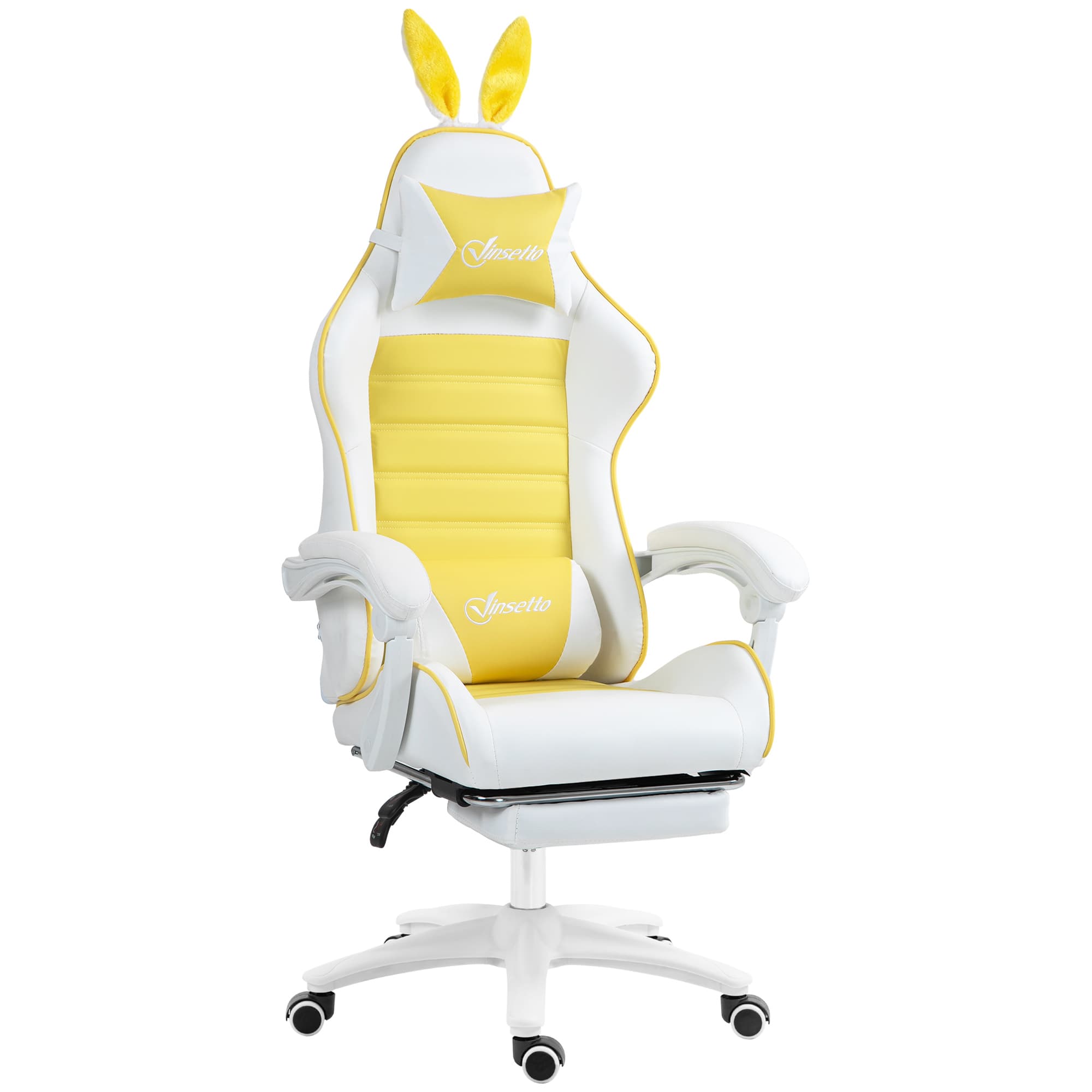 Vinsetto Yellow Gaming Chair