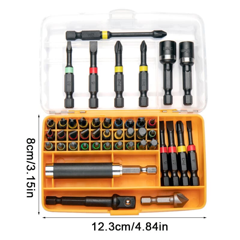 Compact 44 Piece Impact Driver Bit Set - image 1