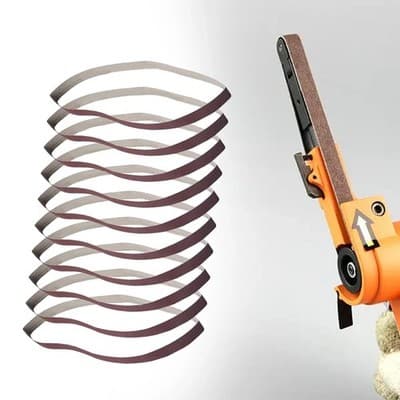 10 Piece Angle Grinder Sanding Belt Pack - image 1