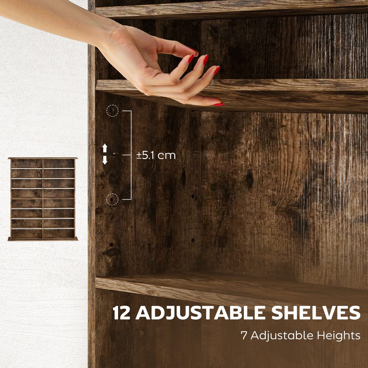 16-Compartment Media Shelf - image 4